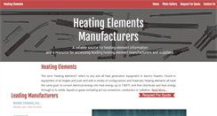 Desktop Screenshot of heating-elements.com