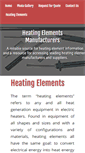 Mobile Screenshot of heating-elements.com